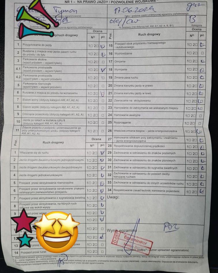 kolejny zdany egzamin_motowiolka szkoła nauki jazdy opole kategoria A